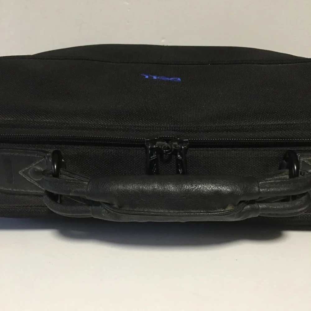 Dell Laptop Computer Adjustable Removable Padded Shoulder bag whandles Black